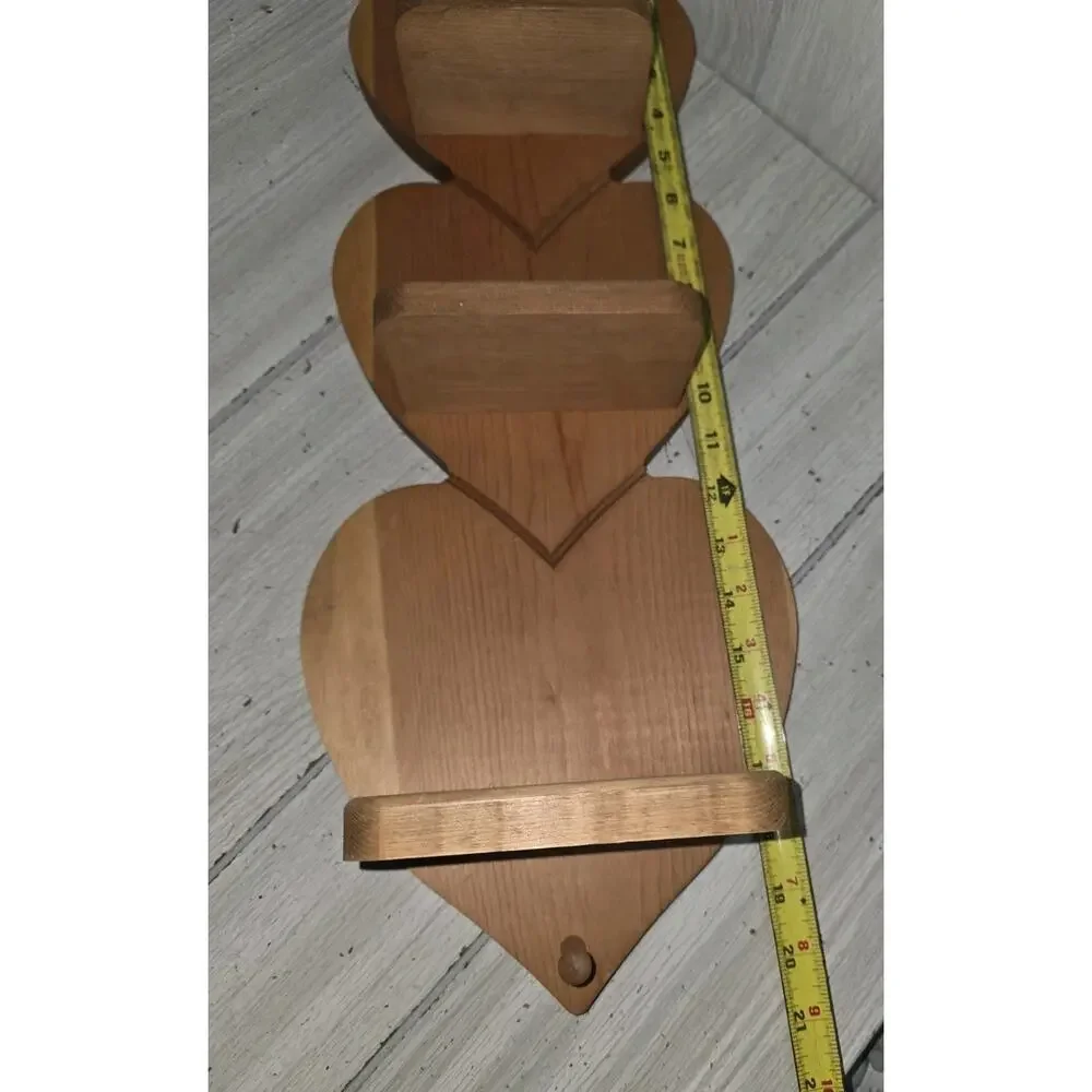 Wooden vintage heart